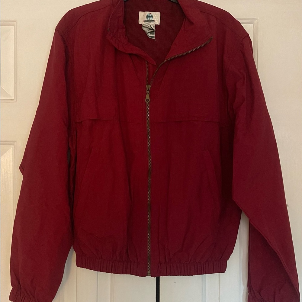 Vintage Outdoor World Golfing Apparel - Men’s or Women’s Red Zip Up Jacket!